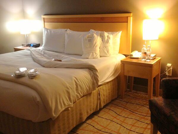 Guest room. Inn at The Forks, Winnipeg, Manitoba, Canada