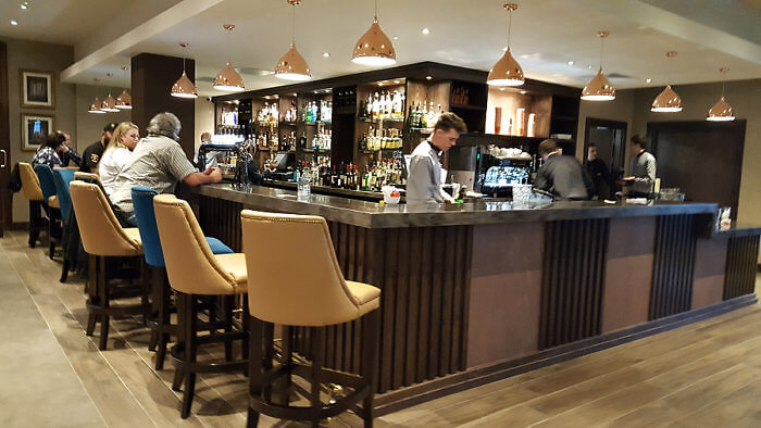 Service can be a bit slow at Coopers Bar & Lounge at the Radisson Blu Hotel Galway, Ireland
