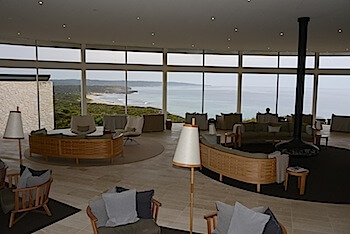 Southern Ocean Lodge living space