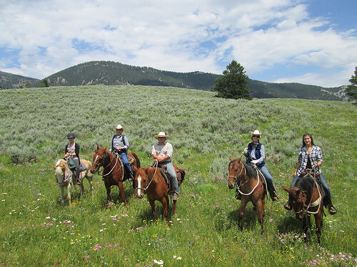 horseback ride, lone mountain ranch