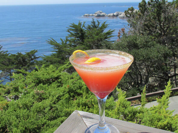 cocktail, hyatt carmel highlands, california