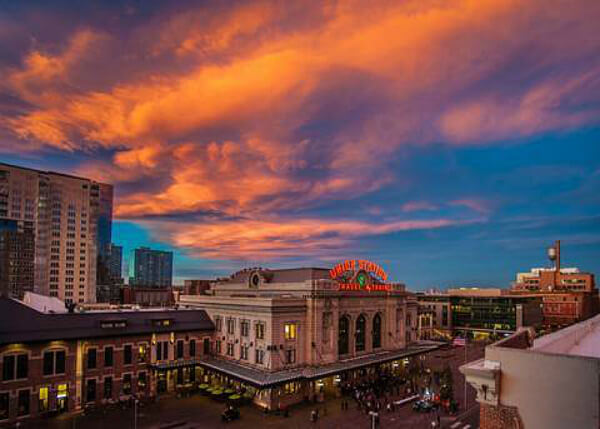 Downtown Denver Hotels and resorts, such as the Crawford Hotel in Union Station, are some of our favorite hotels.
