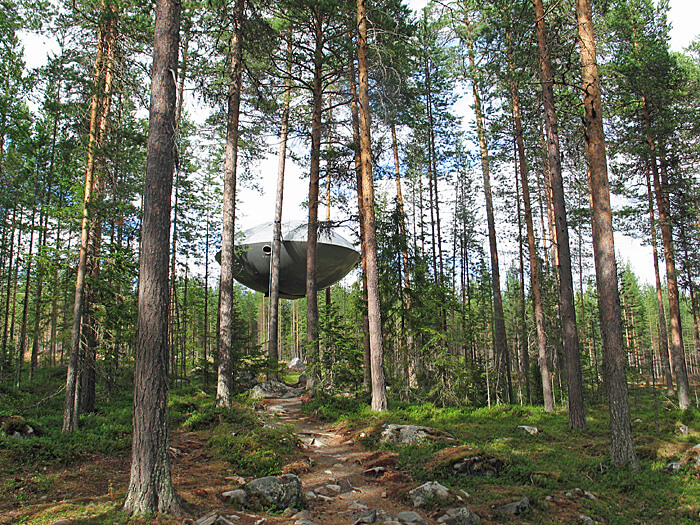 UFO at Treehotel, Sweden (Photo by Susan McKee)