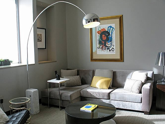 Sitting Room, Modernism Collection, Conrad Indianapolis, Indiana (Photo by Susan McKee)