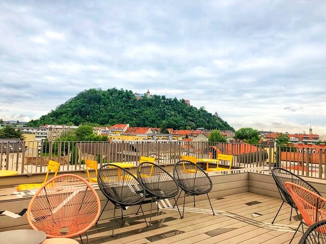 rooftop hotel in graz, Lend Hotel close to old town Graz.