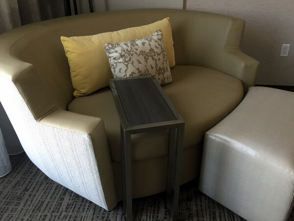 Sofa, El Paso Courtyard Downtown
