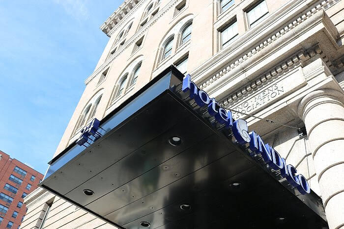 Hotel Indigo in the former YMCA Hotel Indigo in the former YMCA