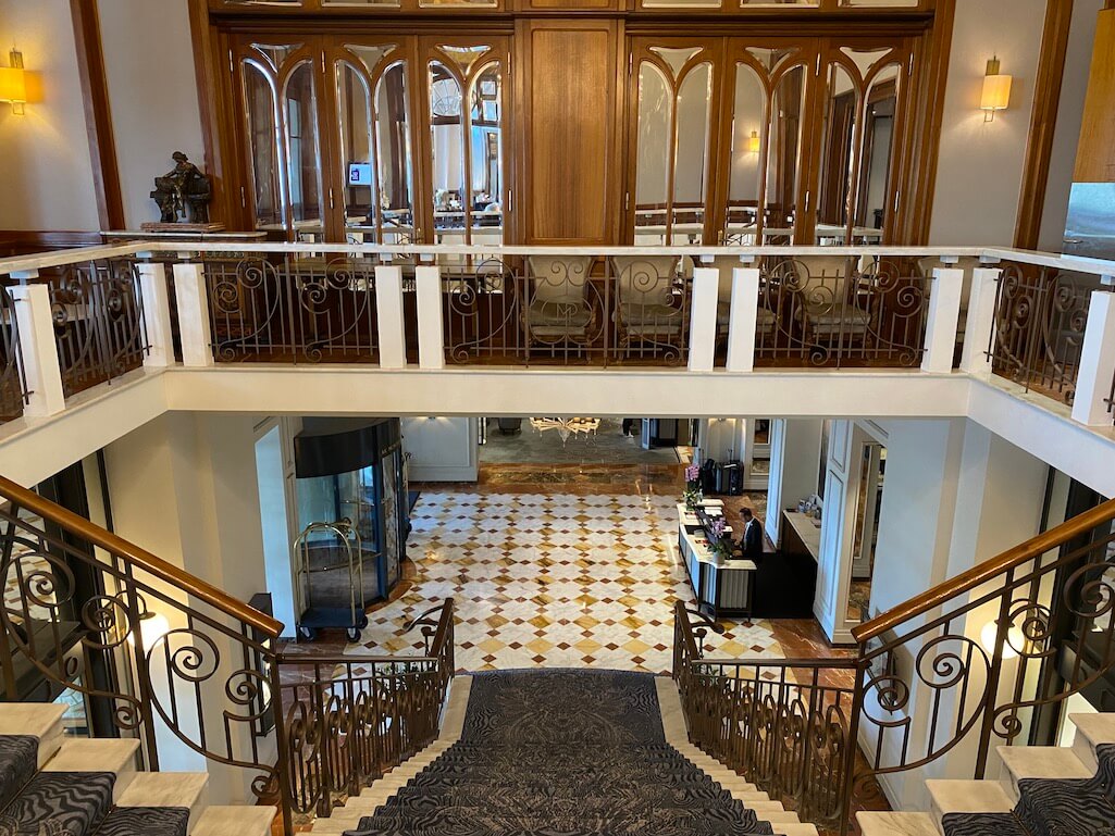 Lobby, Fairmont Le Montreux Palace, Montreux Switzerland