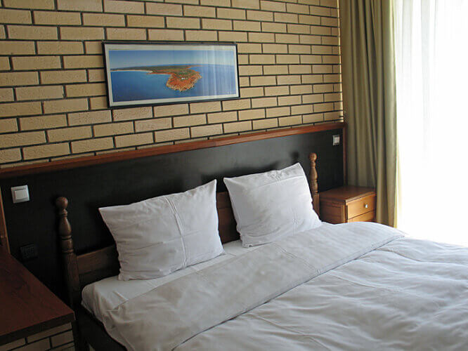 Royal View Hotel bedroom, Ohrid, North Macedonia