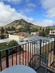 View from Paseo King room at Hotel San Luis Obispo