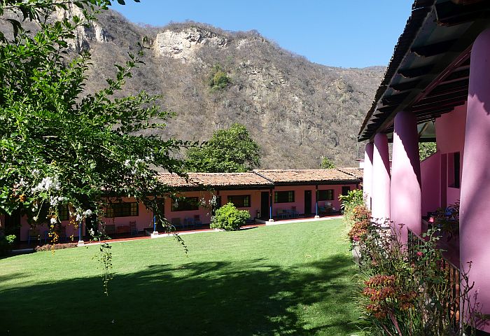 Agua Blanca hot springs resort Michoacan
