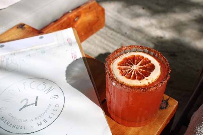 drinks beach club yucatan mexico