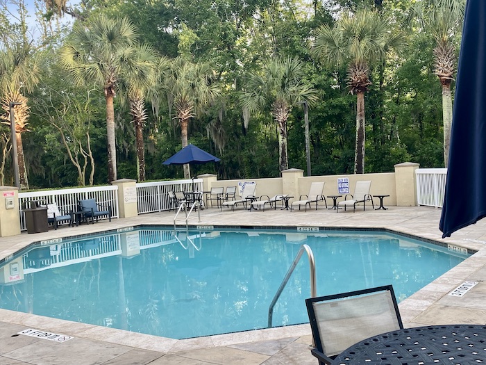 Outdoor pool at DoubleTree North Charleston.
