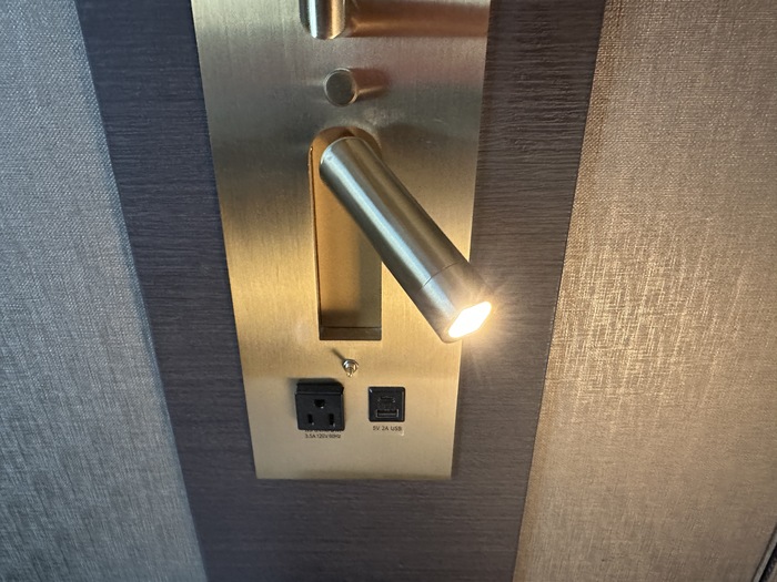 Bedside lighting.