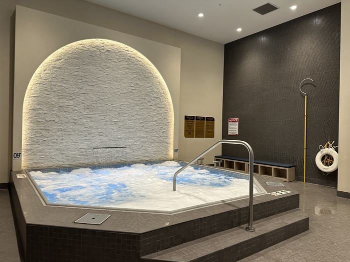 A large hot tub.