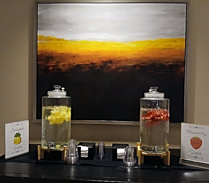 Fruit infused water at the Hyatt Regency Louisville