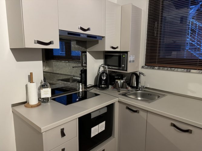 Guest kitchen, Hammamhane Hotel, Istanbul, Turkiye