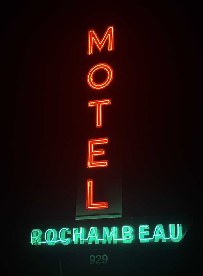 Motel sign