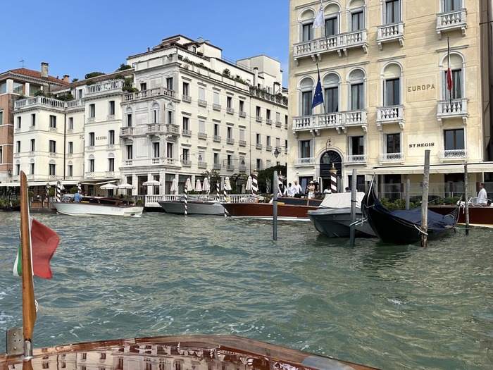 water view of the St. Regis Venice
