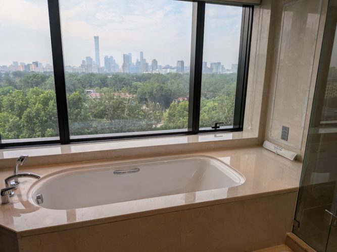 soaker tub with a capital view